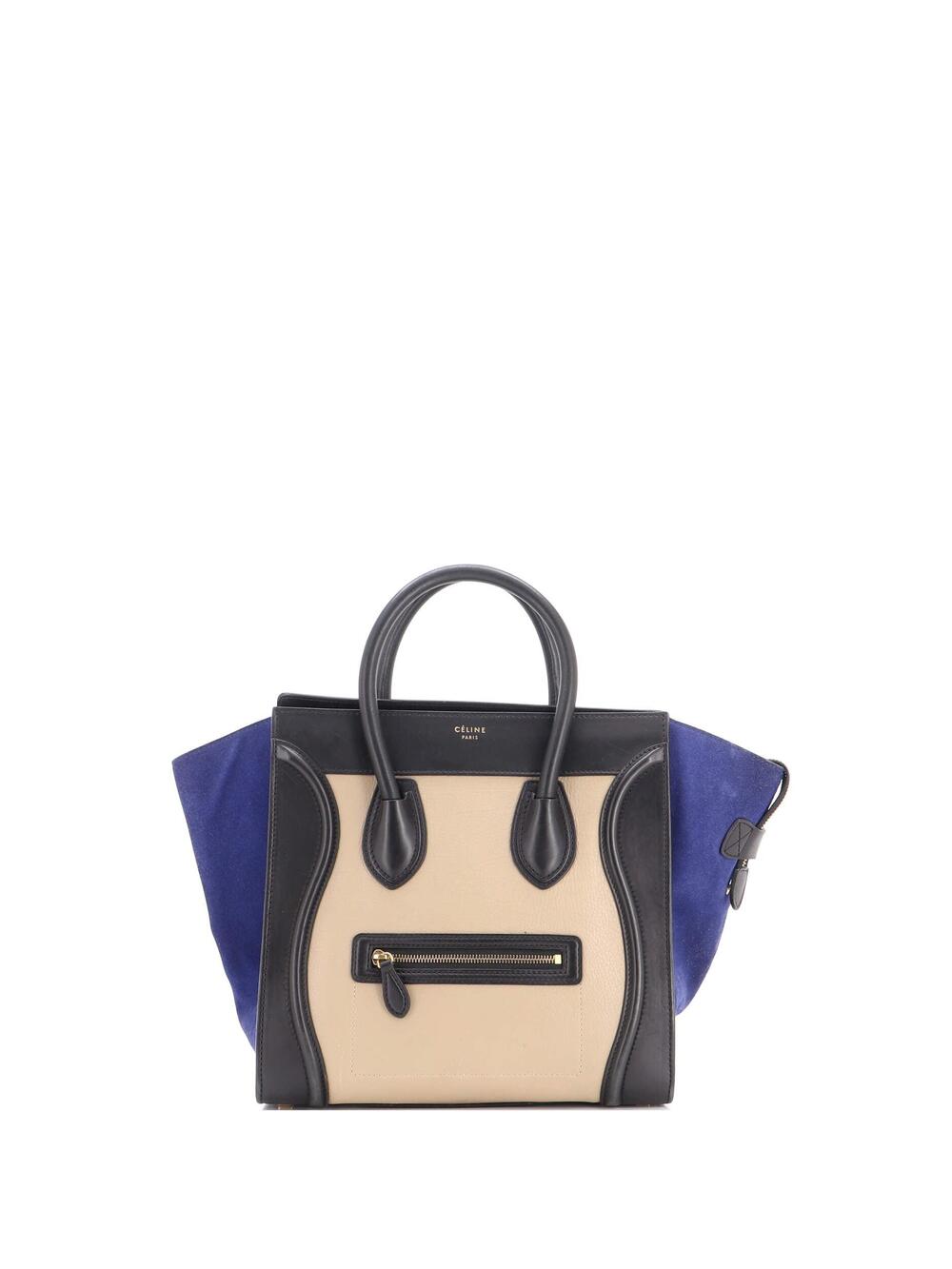 Celine Tricolor Luggage Bag Leather #348467C94B